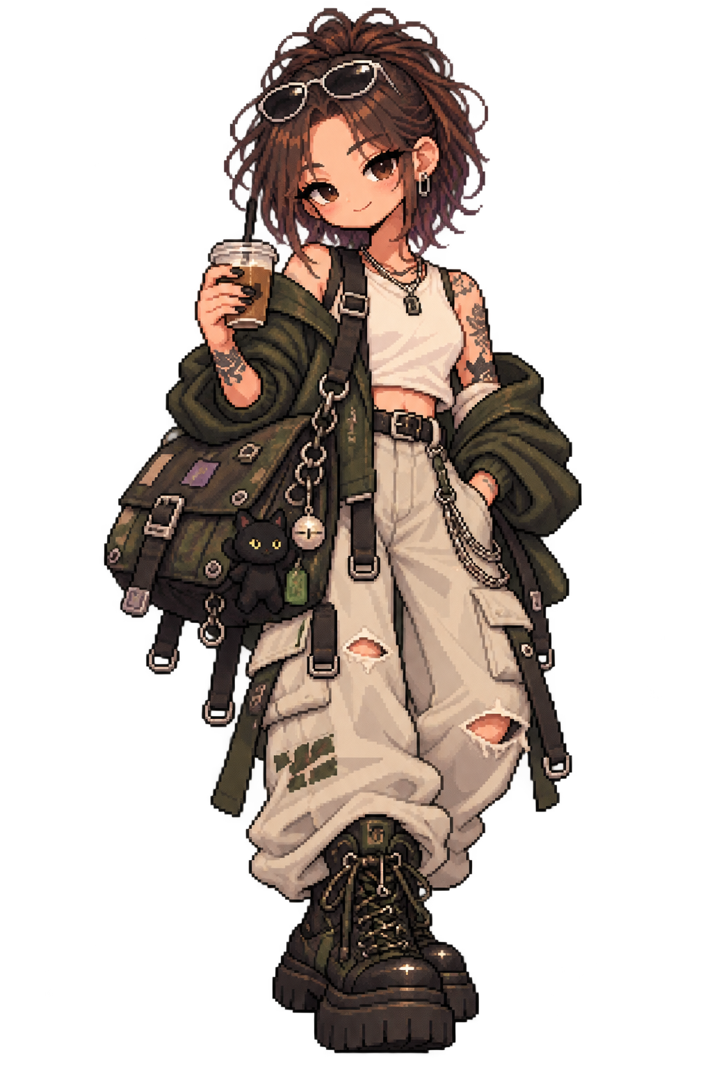 Regina’s pixel-art character
