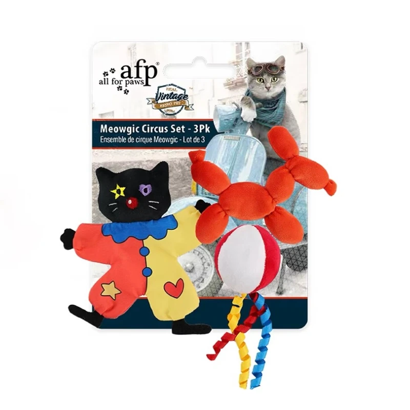 AFP Meowgic Circus Set three-pack product packaging